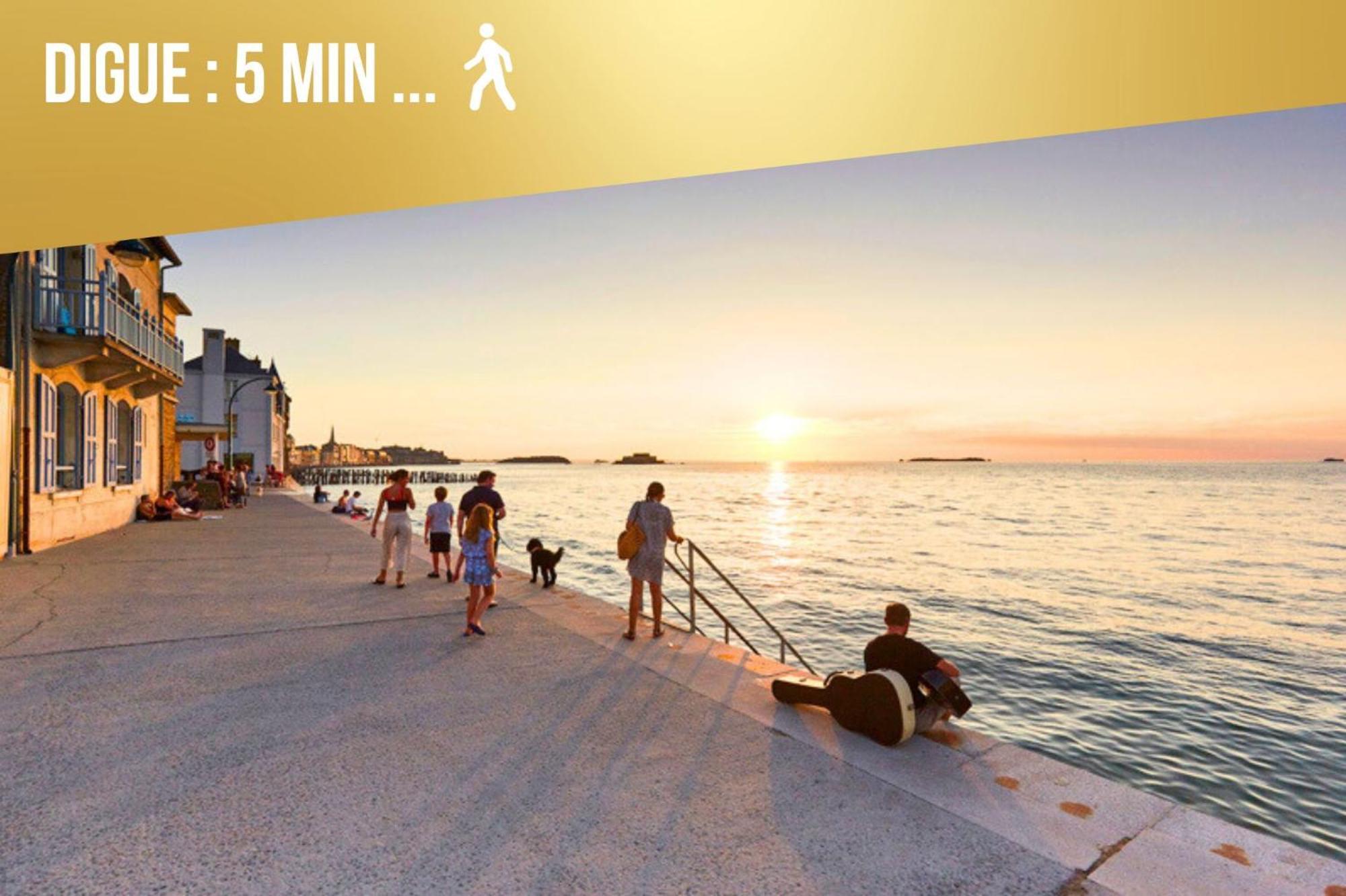 La Hacienda - A 300M De La Plage ! Saint-Malo Exteriör bild